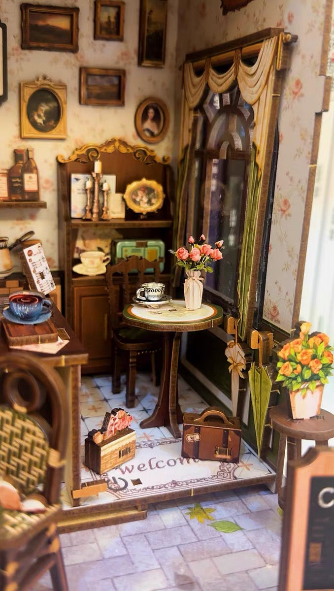 Sunny Café Miniature Shop Kit