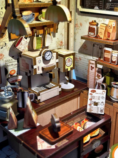Sunny Café Miniature Shop Kit