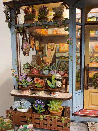 Anna’s Blue Blossom – Flower Shop Miniature Room Kit