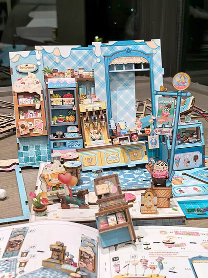 Bella’s Ice Cream – Ice Cream Shop Miniature Room Kit